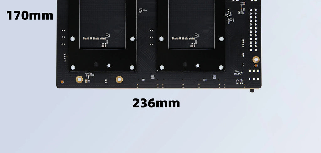 SXM2 for NVIDIA V100 GPU Adapter Board Card NVLink 300G 4-Port 4‑Way / Dual-Card Dual-Channel Pass-Through Expansion Backplane