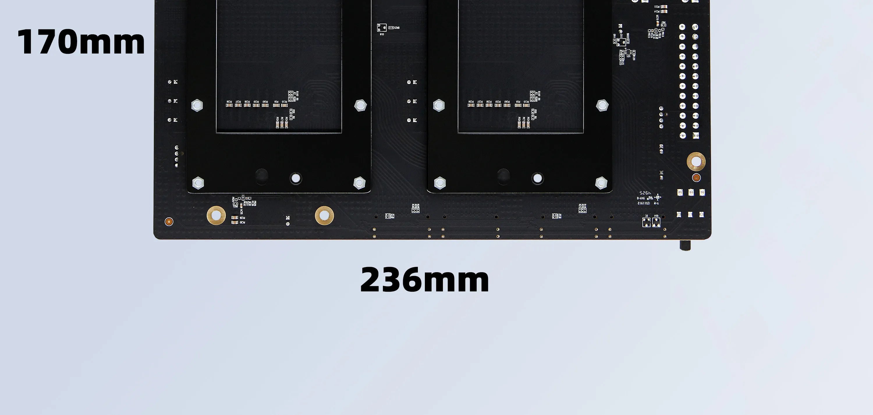 SXM2 for NVIDIA V100 GPU Adapter Board Card NVLink 300G 4-Port 4‑Way / Dual-Card Dual-Channel Pass-Through Expansion Backplane