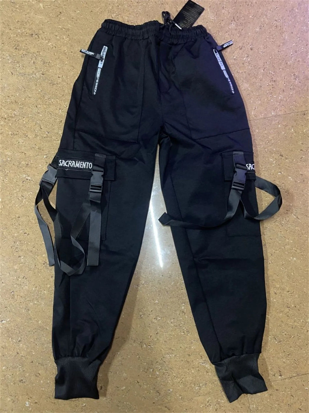 Techwear Cargo Pants Men Y2k Clothes Gothic Punk Harajuku Anime Streetwear Joggers Men's Pants Military Casual Harem Pants