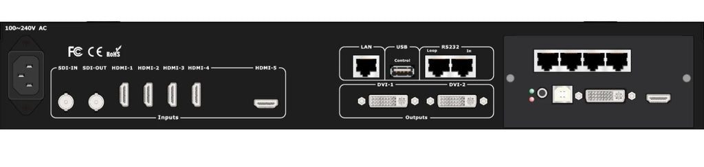 VDWALL LVP615 LVP615S/D/U LVP615N/S 2K led Video Processor for LED Display