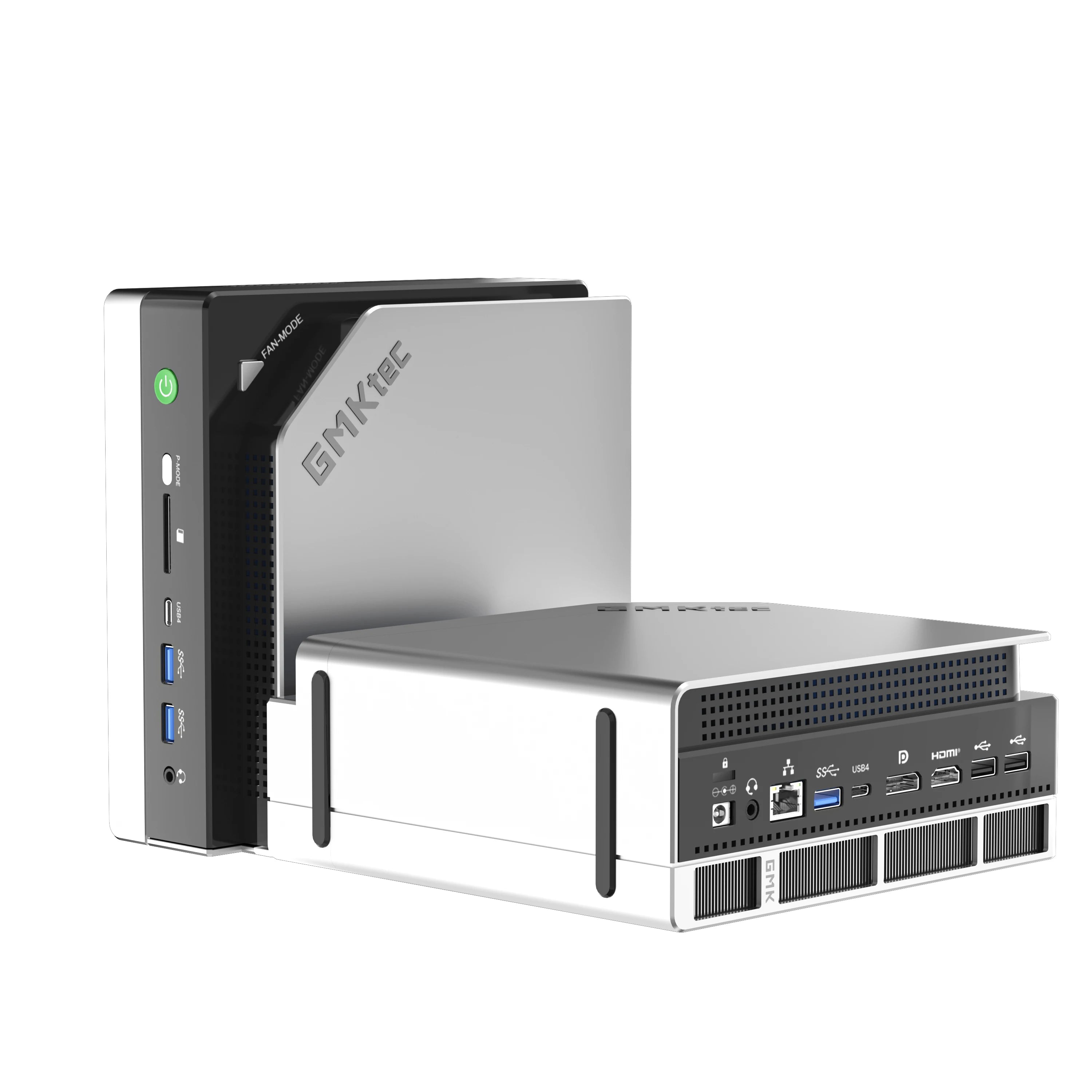 GMKtec EVO-X2 MINI PC Ryzen Al Max+ 395 LPDDR5 8000MHz PCle 4.0 M.2 2280 SSD Windows11 Pro USB4.0*2 WIFI7 BT5.4 Desktop Computer