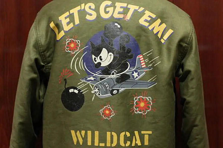 TOYS McCOY Deck FELIX CAT "100th Anniversary" N-1 Clipped Jacket