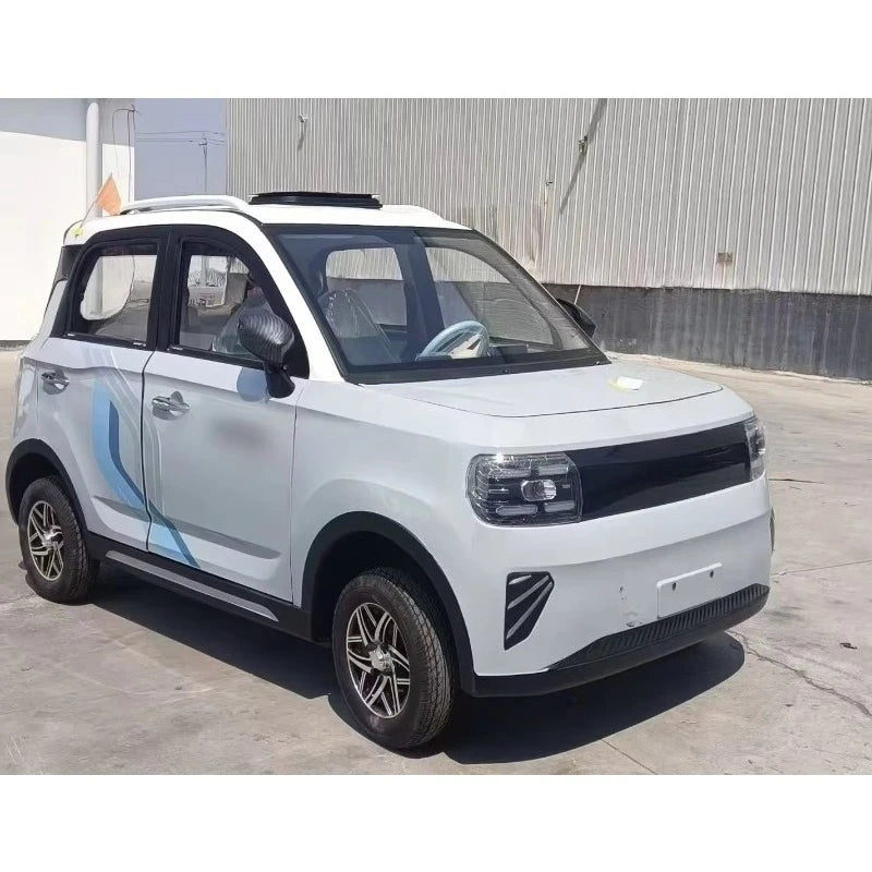 SXLL Fashion electric vehicle, pure electric power vehicle, intelligent four-wheel four-door four-seat car
