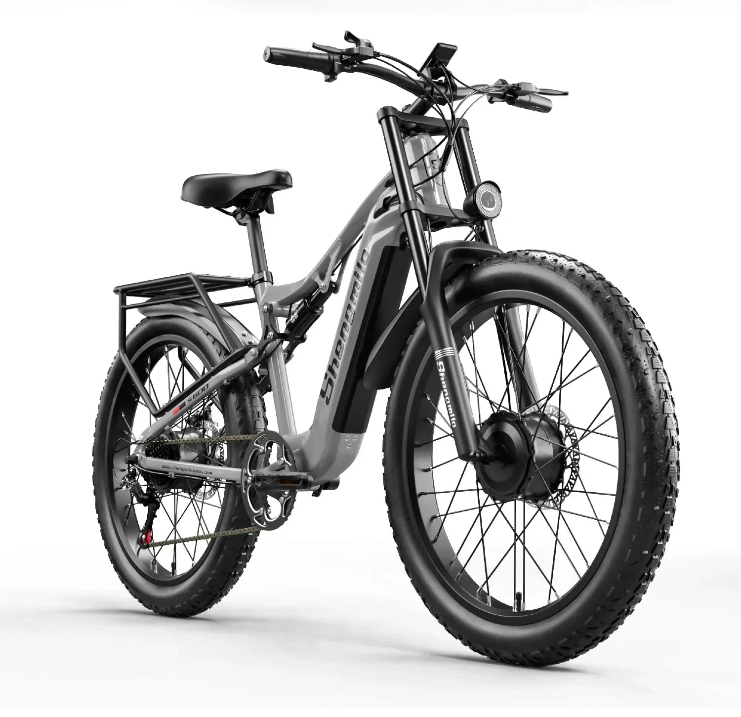 Shengmilo S600 Electric Bicycle 2000W dual motor 48V 35AH Dual batteries electric bike 50km/h 26 Inch tire off road Beach E-bike