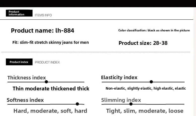 High end high street ripped patch design black jeans for men in autumn, slim fit American style trendy pants with small feet