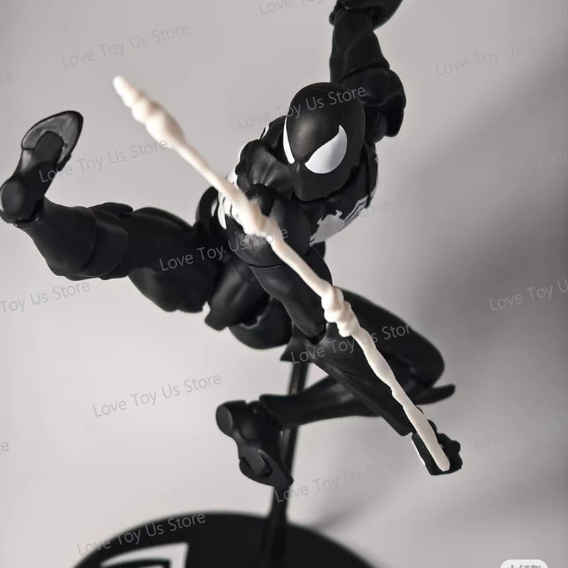 Original Mess Toys Spider Man Symbiote Spiderman Messtoys Black Suit Neighbor Scarlet Spider Anime Action Figure Gifts Toys