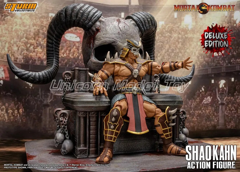 【UA】Original Storm Collectibles Mortal Kombat SHAO KAHN 1/2 Action Figures Model Toys Gifts