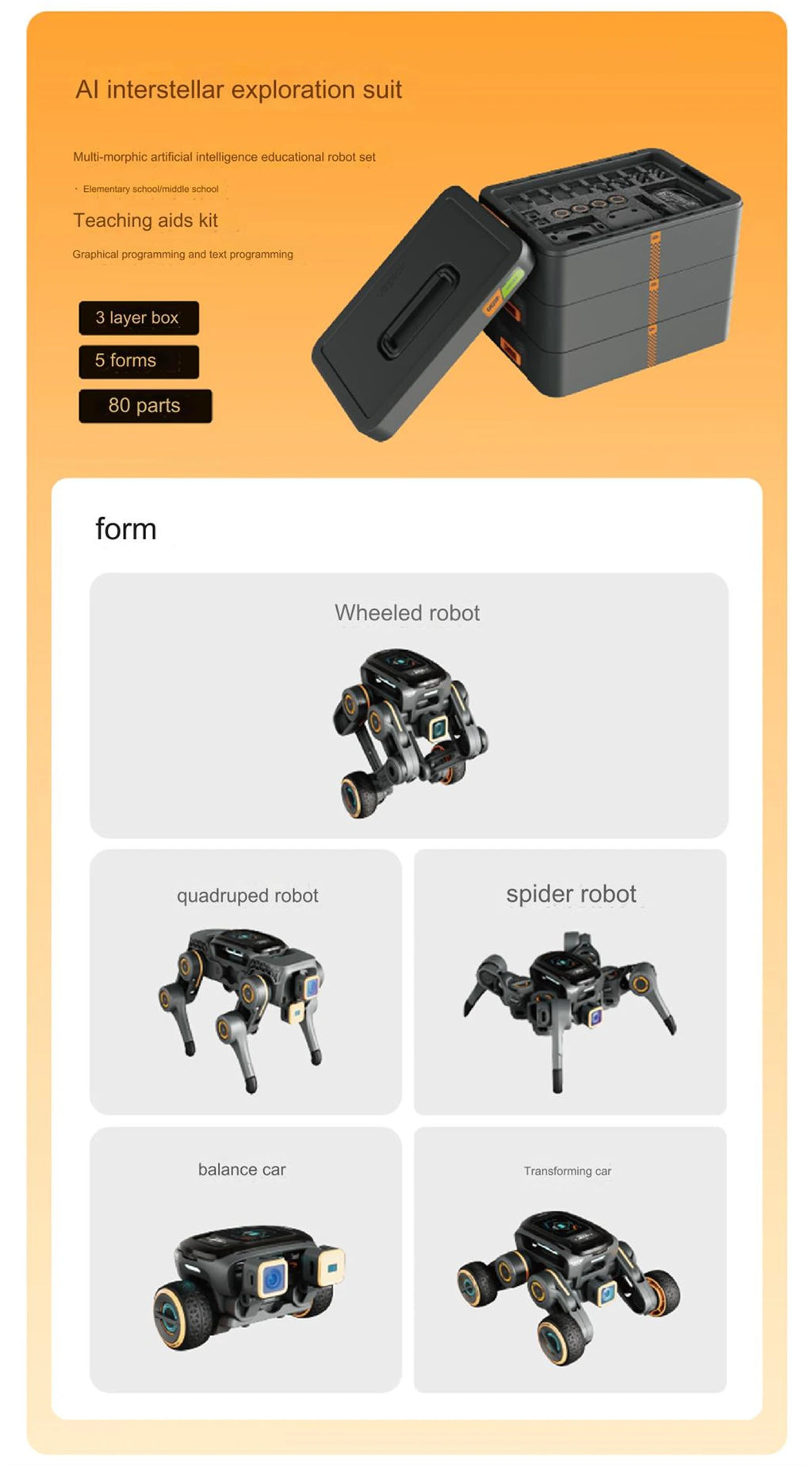 UBTECH UGOT Multi-morphic AI Educational Robot
