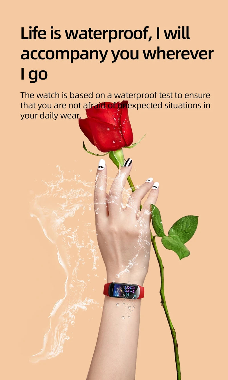 Lenovo C1 Plus Smart Watch Men Women Bluetooth Step Counting Sports Bracelet Fitness Tracker Heart Rate Blood Pressure Sleep