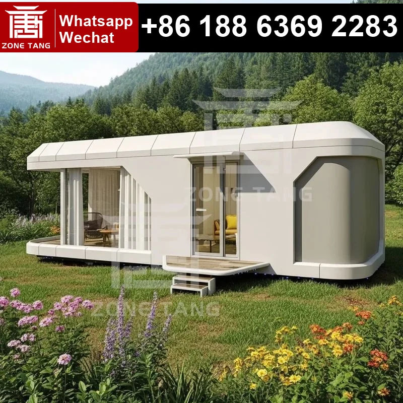 Double Wide Homes For Sale Prefabricated Homes Villa Steel Frame House Space Capsule Home Double Wide Modular Homes Glass Houses