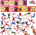 JOYFY 30 Pcs Valentines Day Sticky Wall Climbing Men Ninja with Gifts Cards Stress Relief Toys for Kids Valentines Party Favor