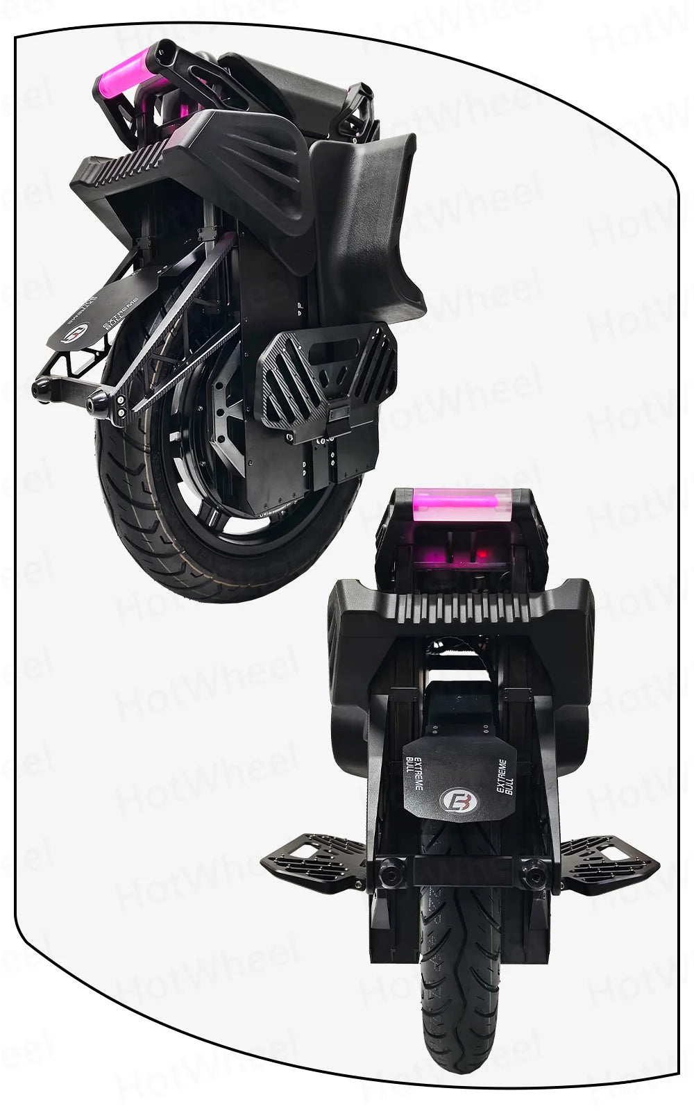 ExtremeBull Griffin 151V 2700Wh 50S Battery Smart BMS 4000W Motor 20inch Tire 100mm Suspension Bluetooth Speaker Self-balancing