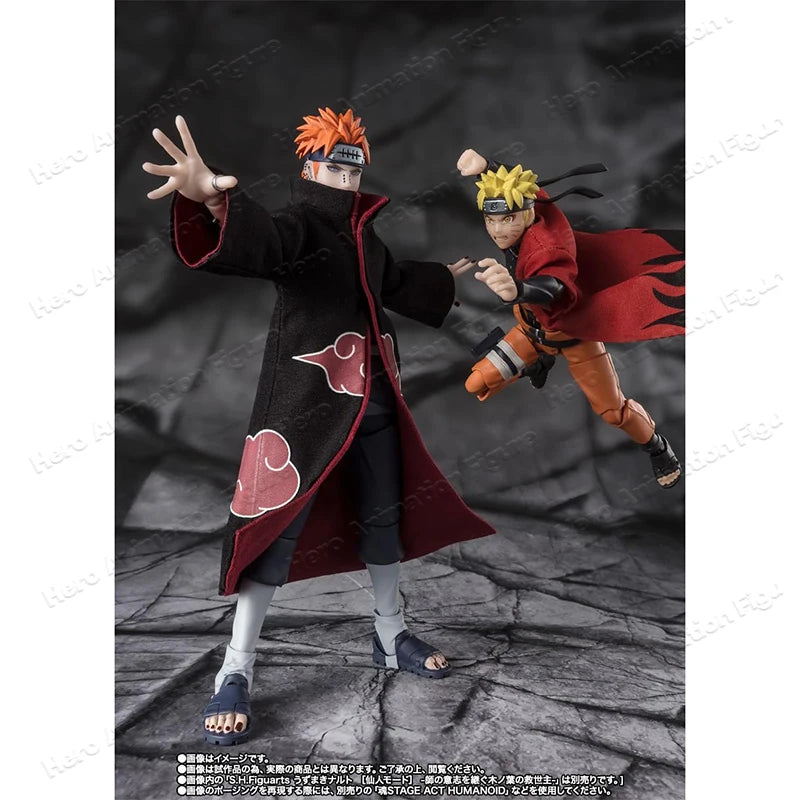 In Stock Original Bandai S.H.Figuarts Shf Naruto Shippuden Pain Tendo Stock Anime Action Collectible Figure Model Toy