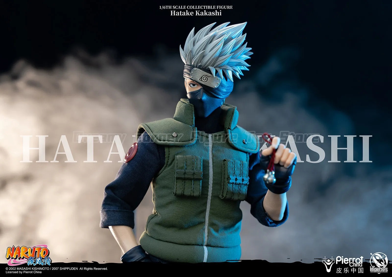 【In Stock】RocketToys ROC-004 NARUTO Shippuden Hatake Kakashi 1/6 Action Figure