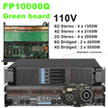 FP10000Q/FP20000Q Professional Audio Power Amplifier 2 Ohm Stable 4 Channels Class TD Amp 4x1350W 10000 Watts ON-Semi Live Show