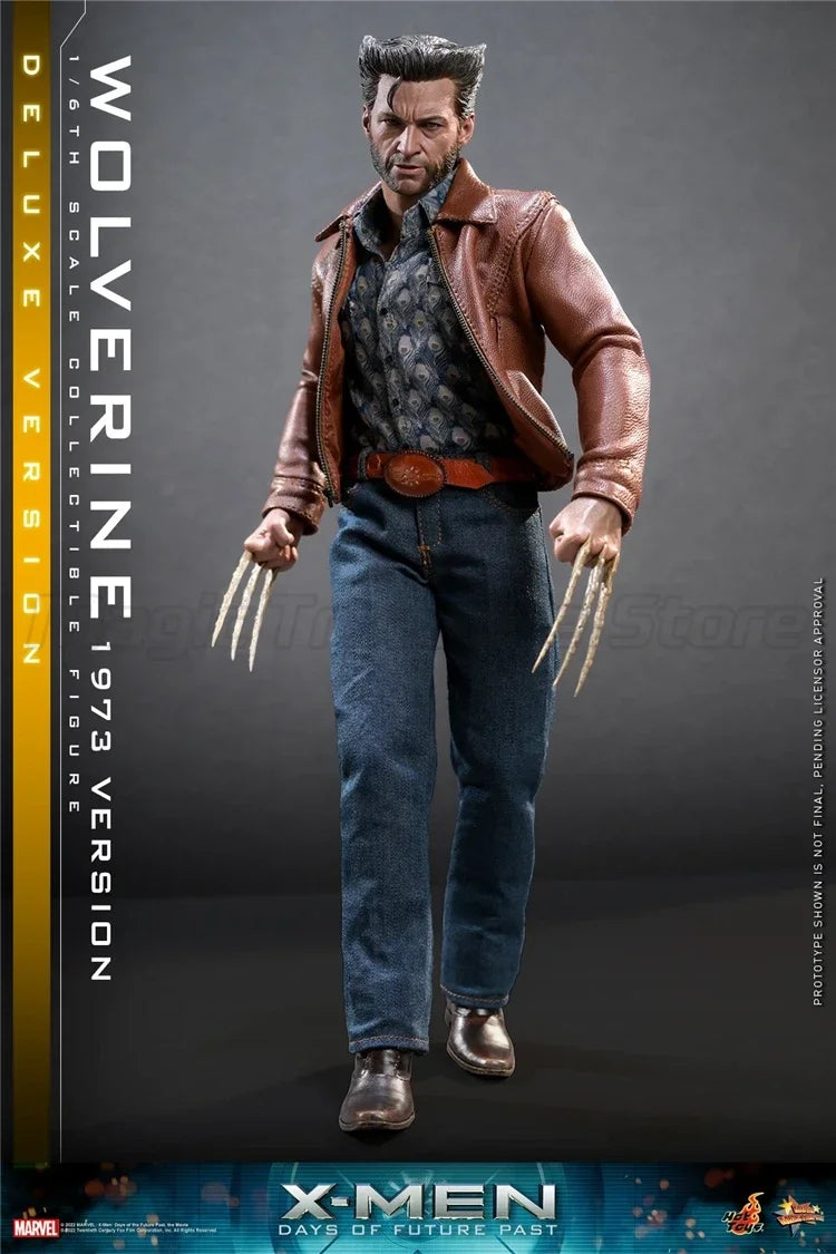 【MT】Hot Toys MMS660 Marvel  X-Men 1973 Version Wolverine Hugh Jackman Full Set Model 12In Soldier 1/6 Action Figure Movable