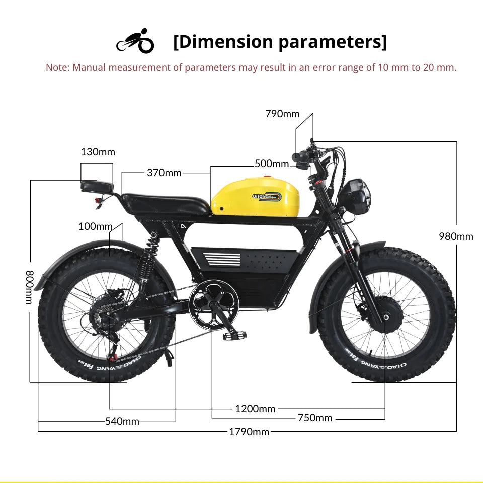 2025 AKEZ All-Terrain Off-Road E-Bike - 3000W Super Dual Motor, 48V 26Ah Battery, 20'' Fat Tires & Full Suspension, Fast Electri
