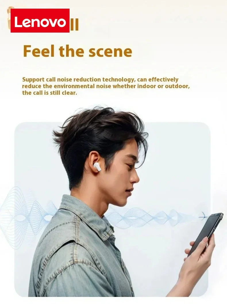 Lenovo PRO 5S Earbuds True Wireless Earphone Noise Cancelling Bluetooth 5.3 Headset HD Music Headphone in-Ear Handsfree with Mic