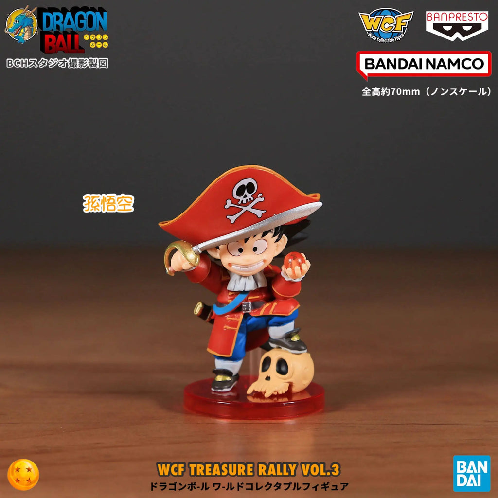 Pre-Order Bandai Dragon Ball Z WCF Treasure Collection Vol.3 Son Goku Bulma Tao Pai Pai Figure Set （10-day shipping）