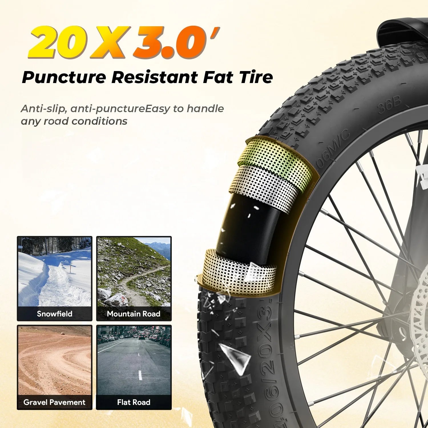 1000W Folding Electric Bike 48V 12.8Ah E-Bike Commuter City for Adults