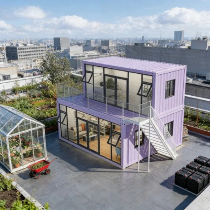 40-foot Luxury Container House, Fully Furnished with Interior Design