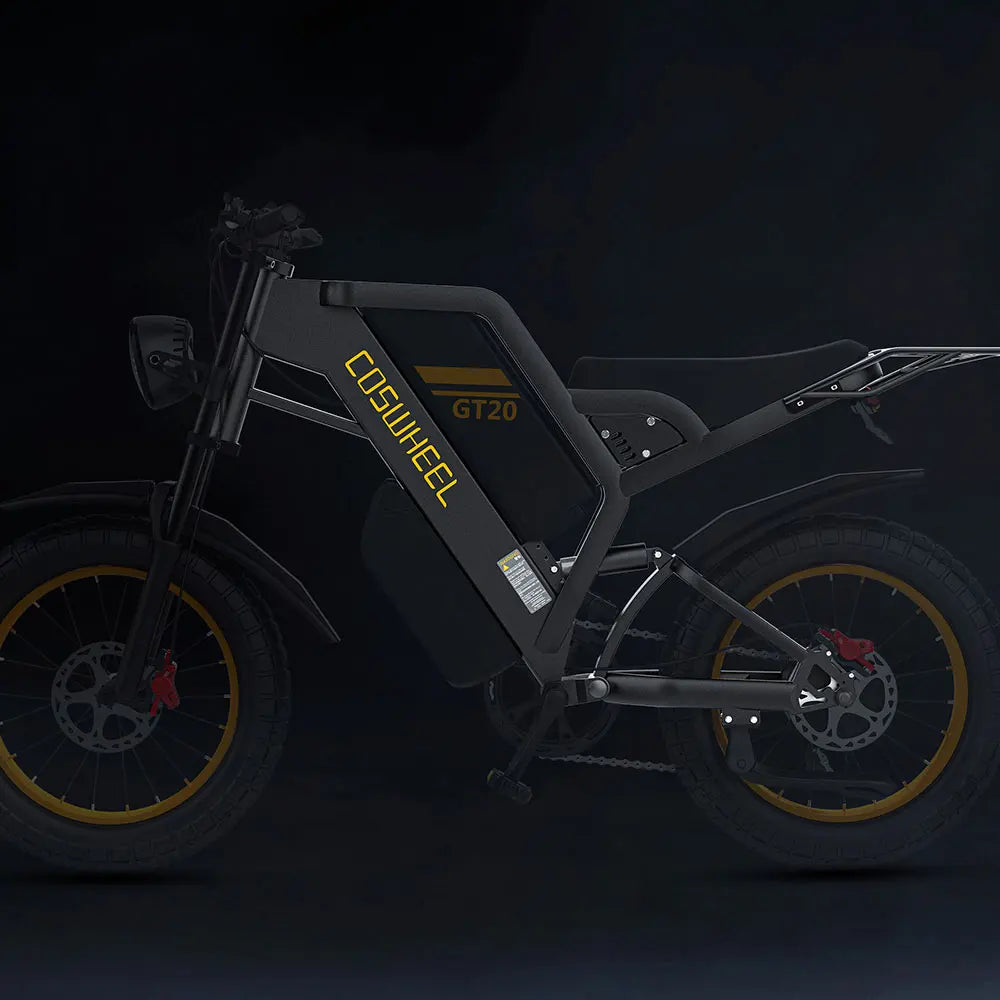 Coswheel Electric bike for adults GT20 Max 2000W Electric Motorcycle dirt bike 60V 40AH Removable Battery Off road Mountain bike