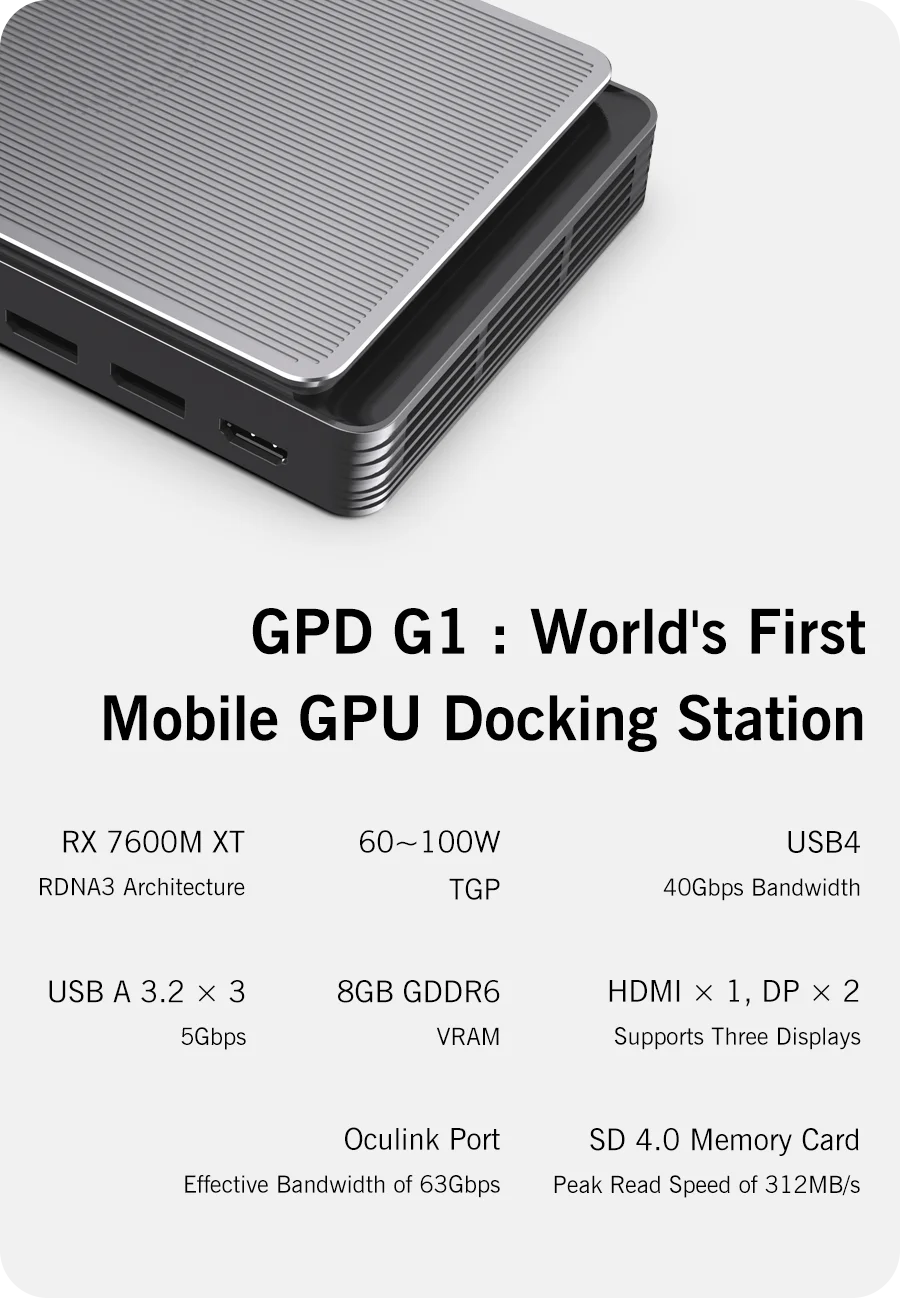 GPD WIN Max 2 2026 10.1 Inch AMD AI 9 HX 370/8840U Windows11 Gaming PC Laptop Notebook Portable Game Computer 64GB RAM 2TB Nvme