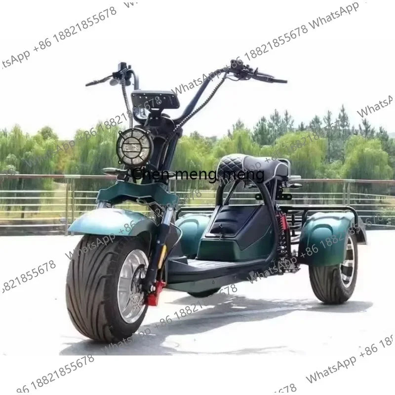 D185 Clark is hot selling Modern Style Fat Tire 60v Golf  Adult 3 Wheel Electric  Tricycle Citycoco with Pedals