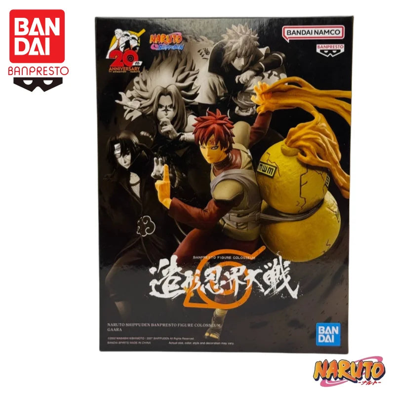 Spot SaleIn Stock Bandai Banpresto Original Naruto Figure Colosseum Gaara Mol Doll Brand New Boxed Action Figure FigurineIn stoc