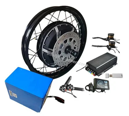 72v 96v QS 273 V3 12000w 15000w Rear Wheel E Motorcycle Motor Kit 12kw Electric Bike Conversion 15kw Ebike Hub Motor 21 17 18 19