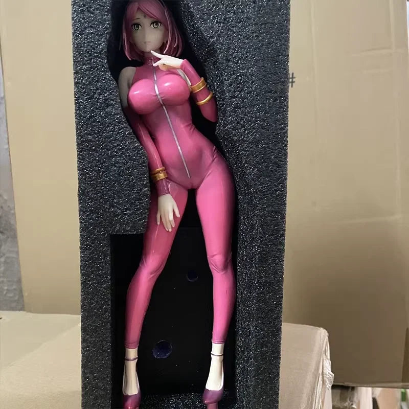 In Stock Naruto Shippuden Haruno Sakura 1/6 Scale Pvc Figure Pink Latex Suit Anime Girl Statue Collectible Model Dolls For Gifts