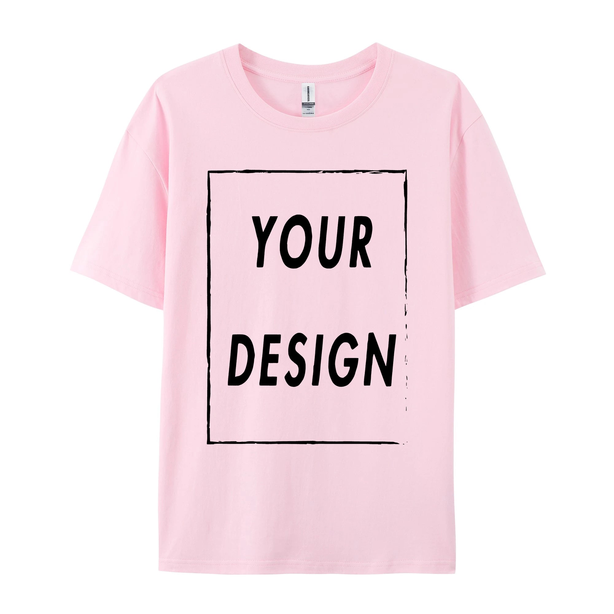180g Custom Women Men Customised Printed 100% Cotton Short Sleeve Your Logo Photo Brand Text Tee Personalize Graphic Clothing