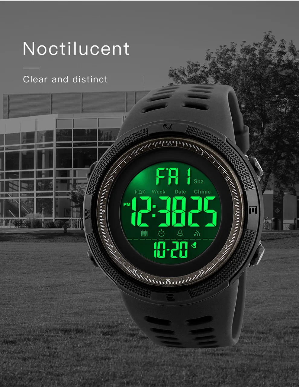 SKMEI 1251 Digital Watch for Men Waterproof Sports Electronic Countdown Mens Wristwatches Military Date Clock 1560 reloj hombre