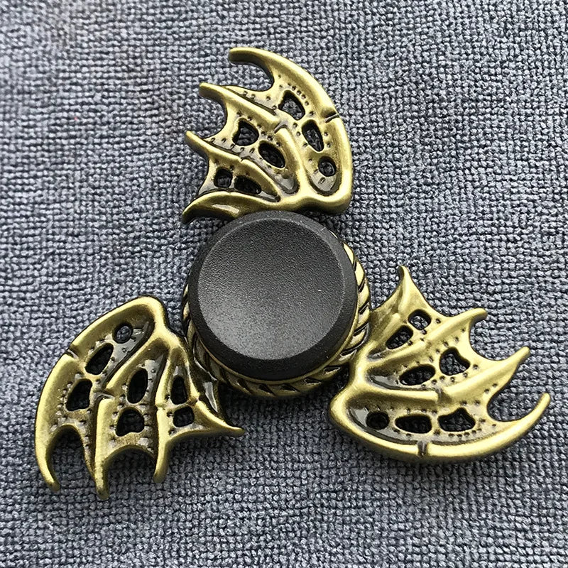 New Bronze Metal Alloy Fidget Spinner R188 Mute Bearing Hand Spinner Fingertip Gyro Stress Relief Toys For Kids Adult