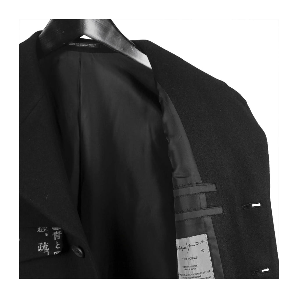 TOP-YAMAMOTO Japanese original design dark niche black dictionary jacket