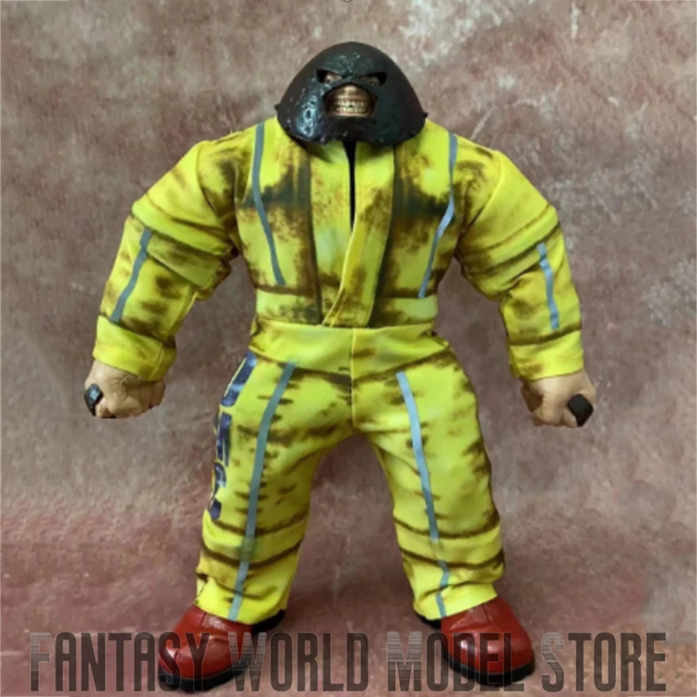 1/12 Scale Villain Tank Classic Yellow Long Sleeved Combat Uniform Coat Pants Making Old Version Fit 6" Male Action Figure Body