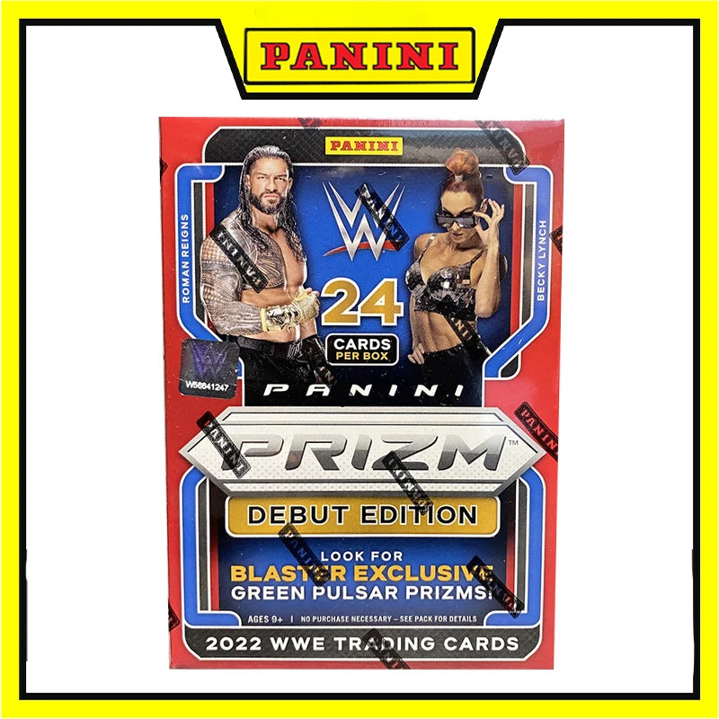 Panini 2022 WWE Prizm Debut Edition Wrestling Trading Card Blaster Box - 24 Cards Collect Limited Quantity