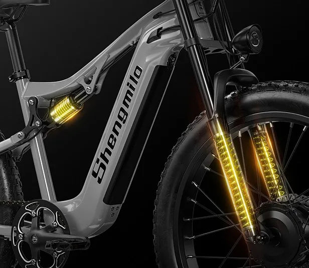 26" Electric Bike 2000W E-Bike For Adults Dual Motor Bicycle  30mph Fat Tyre~