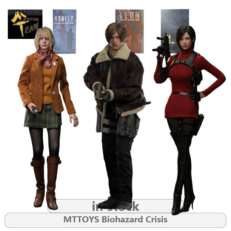 MT TOYS 1 \ 6 Action Figure Series Leon Scott Kennedy\Ada Wang Cheongsam Version Anime Action Figure Model Toys Movable Model