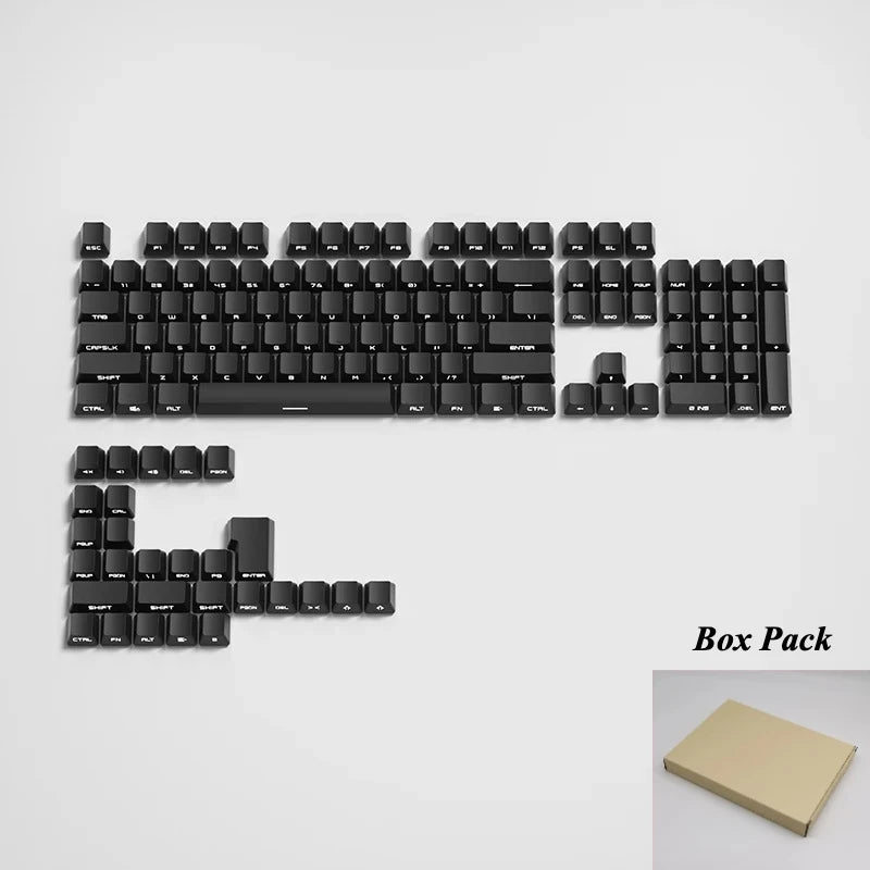 2025 New Original Daylight Cherry Keycaps PBT Translucent Gradient Color Side Engraving Personalized for MX Mechanical Keyboards