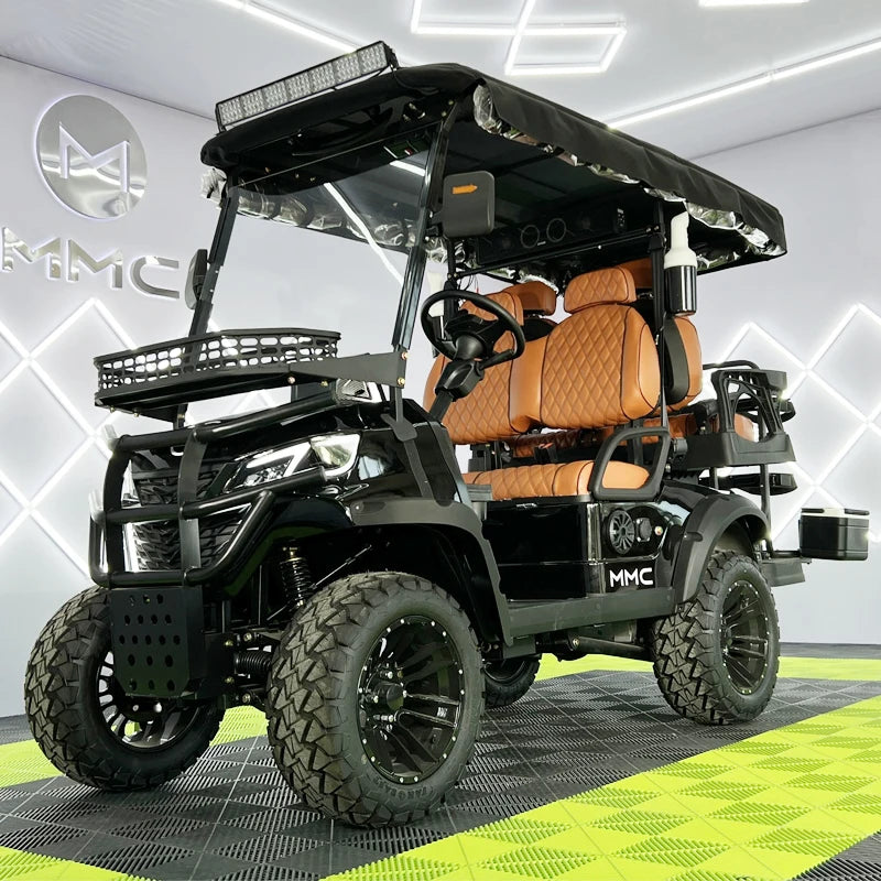 Top Sales Newest Adult 48V 60V 72V Electric Golf Buggy 4 Wheel 2/4/6/8 Seater Off Road Car Electric Golf Cart