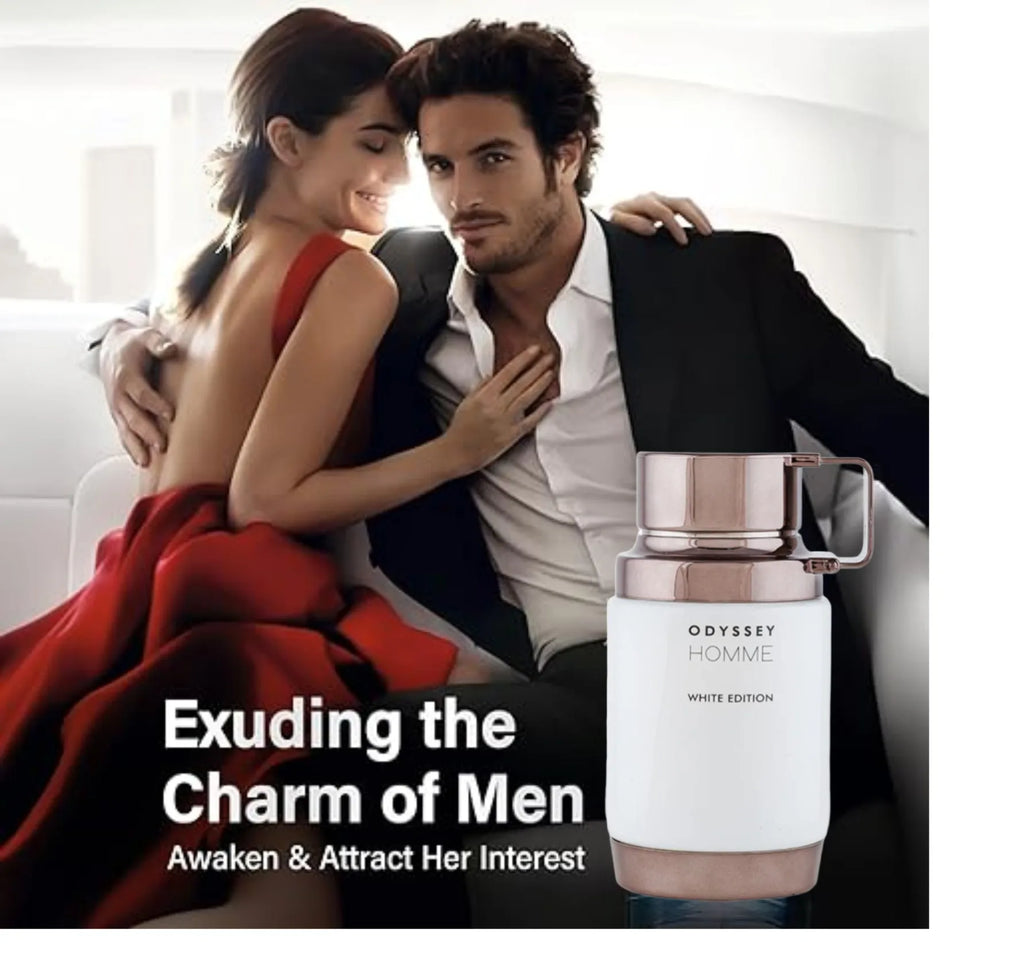 Armaf Odyssey Homme Sky for Men Eau de Parfum Spray, 3.4 Ounce formaldehyde free, EDP， Liquid perfume, lasting flower fragran