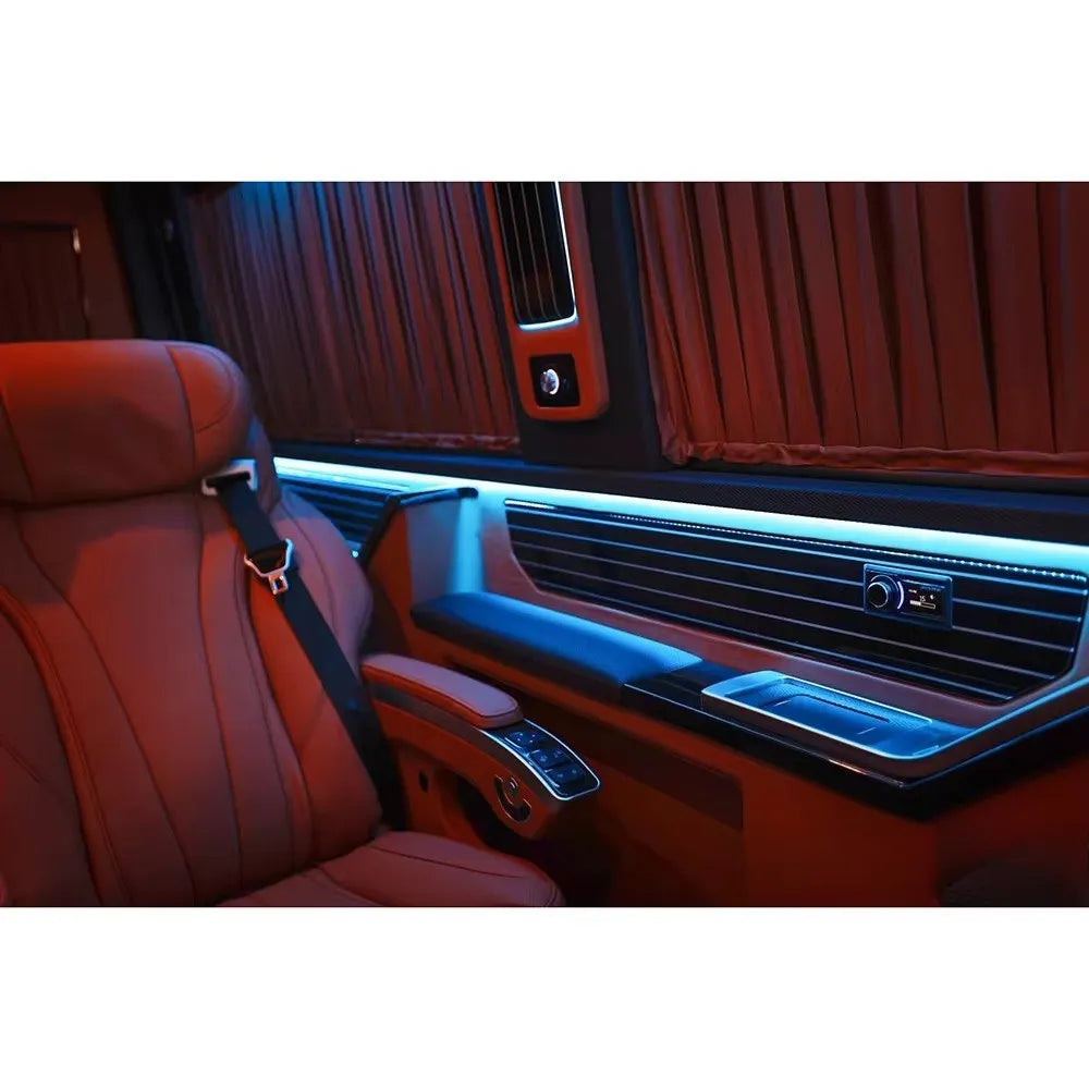 Luxury Interior Kits for  Sprint Full Vehicle Car Seats Roof Light Electric Curtains Partition Leather Vehicle Interior