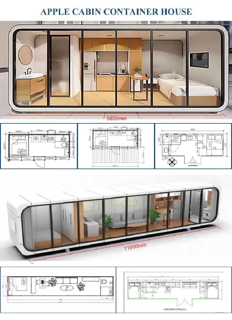 Wholesale China 20 FT 40 ft Movable Foldable House Prefab Collapsible Container Modular Homes Expandable Folding Container House