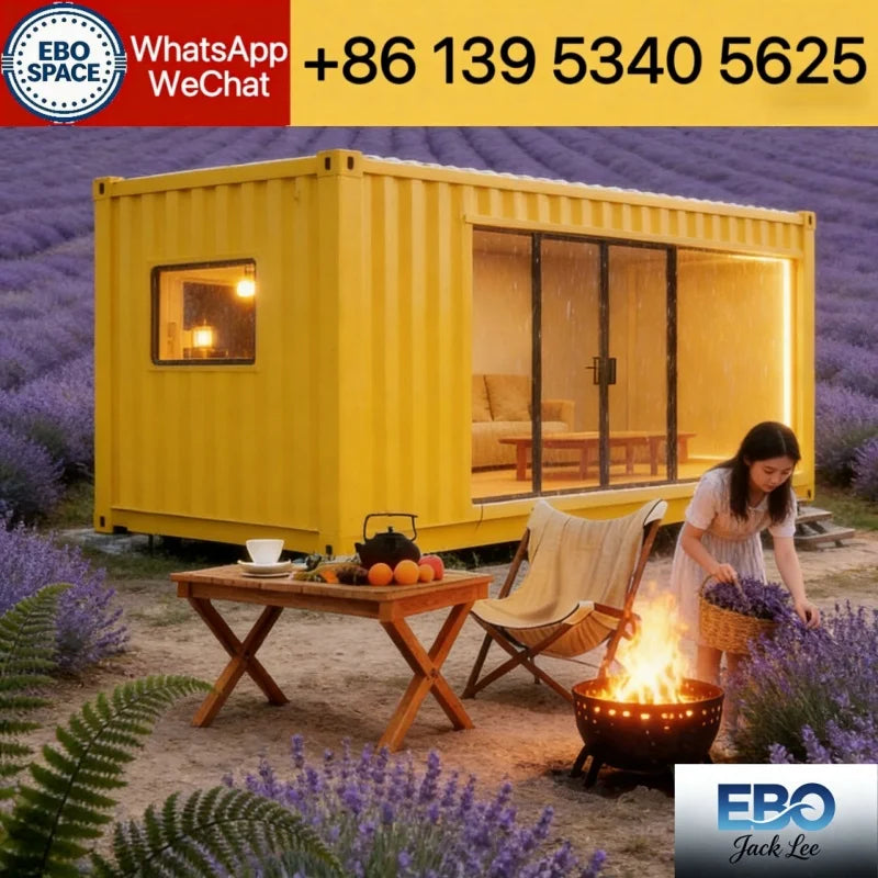 Factory Direct Foldable House 20ft 30ft 40ft Prefab Modular Villa 2-3 Bedroom with Kitchen Bathroom Outdoor Expandable Container
