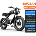 Kickwey K7 Adult Electric Bicycle 1500w 48V23ah Ebike 46km/h Mountain Electric Bike 20" Fat Tire Dirtbike Motorcycle E Bike