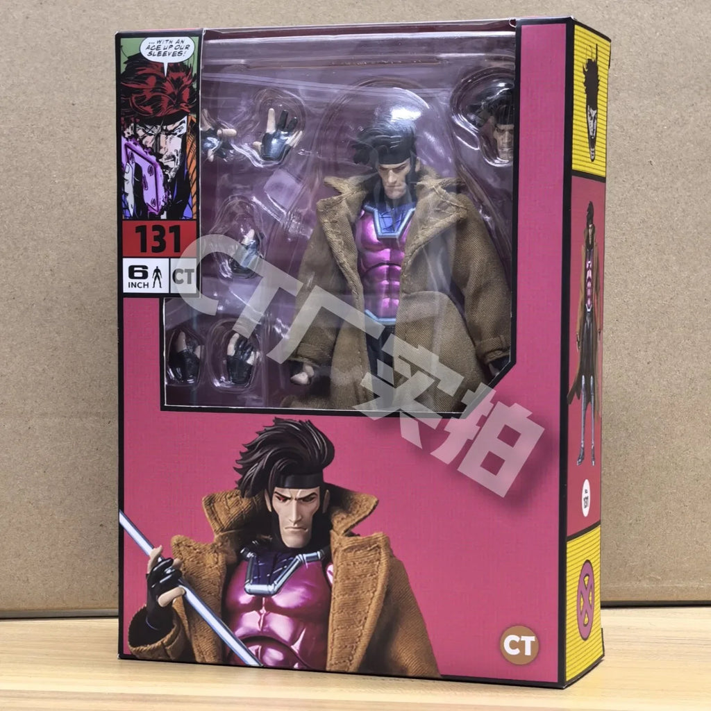 Original Ct Toys Gambit Figure Mafex 131 X-Men Wolverine Shf Anime Action Figure Figurine Statue Model Kids Toy Customized Gift