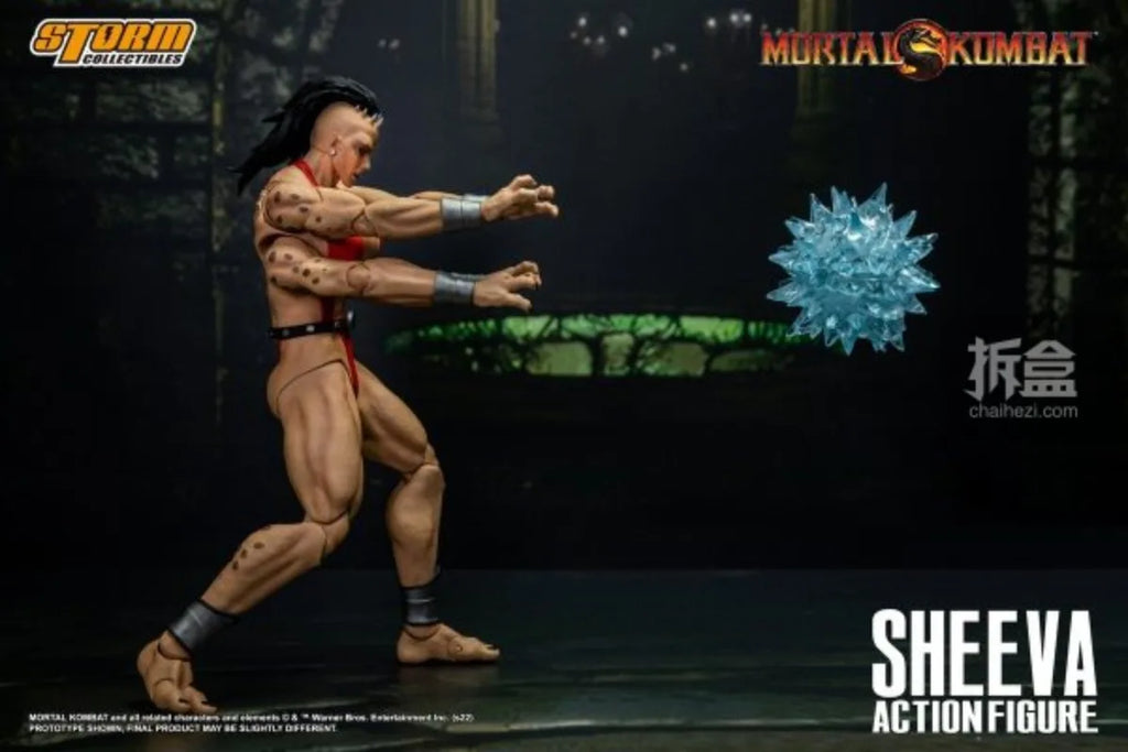 Storm Toys Genuine Mortal Kombat Series Sheeva Shao Kahn Fighting Game Collection Standard Version 1/12 Action Figures Model Toy