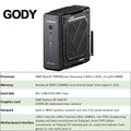 Aoostar Ryzen 9 7940HX RX 7600XT Gaming Mini PC, 64GB DDR5, 8TB PCIe 5.0, WiFi 7, BT 5.2, Dual USB4, 2.5G LAN Desktop Computer