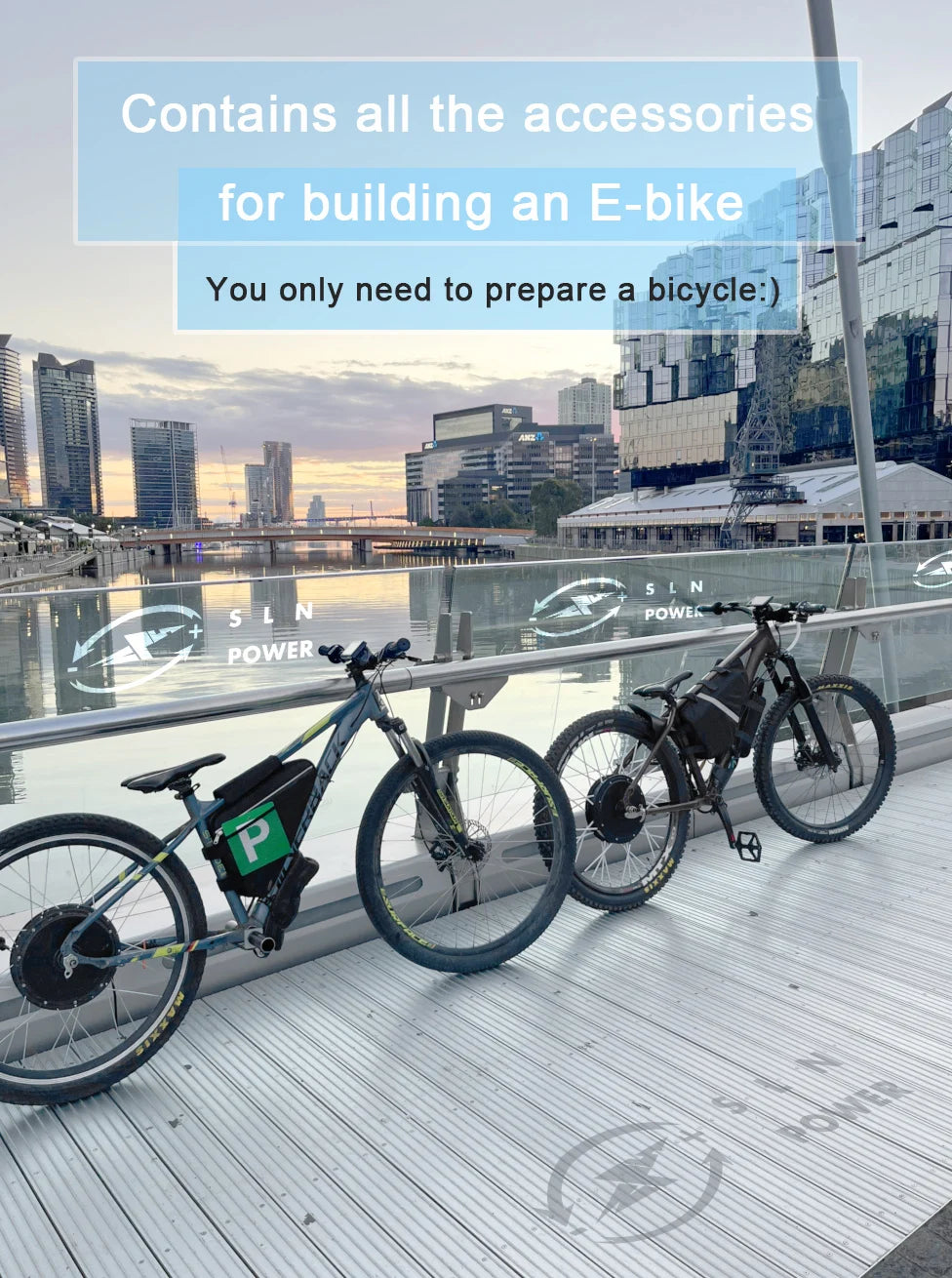 72V 60V 52V 48V 3000W 5000W 8000W Sail Mtx Motor Electric Motorcycle E-bike Conversion Kit With Ebike Battery For Bicycles Bike